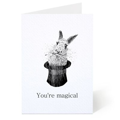 Du bist eine magische Ermutigungskarte
