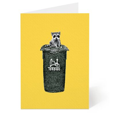 Tarjeta de mapache de Toronto