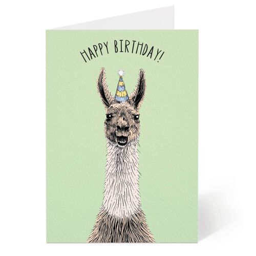 Birthday Llama Card