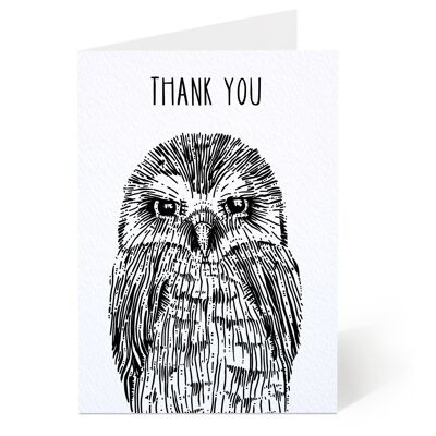 Thank You Owl Card