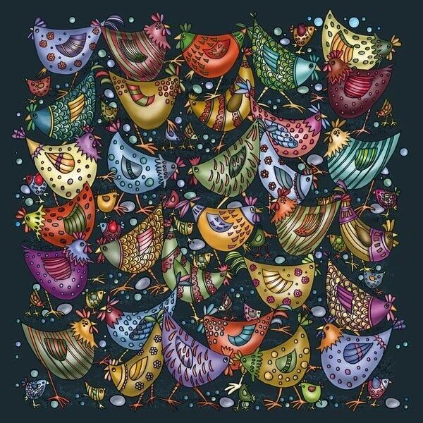 Puzzle Mucchio di pollo Palapeli