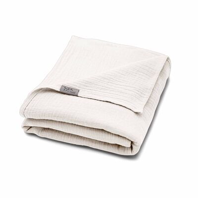 Muslin Summer Blanket "Josephin" • Off-White