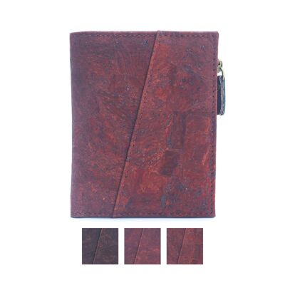 Cartera Bifold Marrón Corcho Clásica- BAG-2072