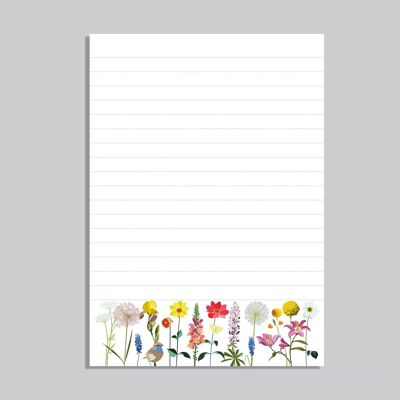 DIN A5 notepad »Farm Garden«