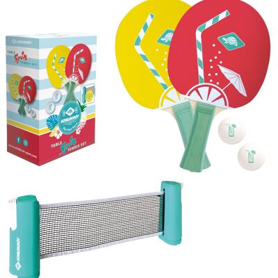 Juego de tenis de mesa Donic-Schildkröt Spin Tropical