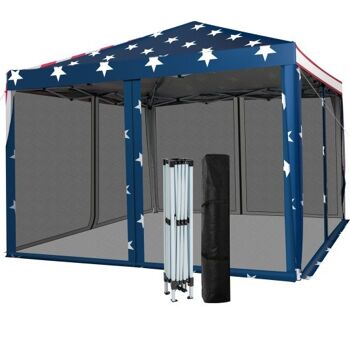 10 x 10ft Pop Up Canopy Tente Gazebo Canopy pour l'extérieur 3