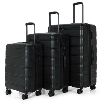 Set de 3 valises avec cadenas TSA 3