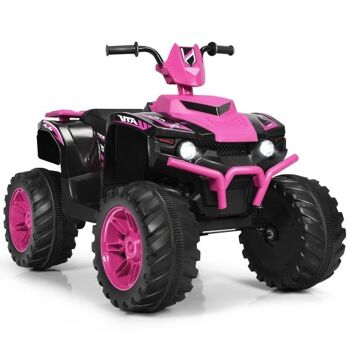 12v Kids 4-Wheeler ATV Quad Ride on Car -Rose 1