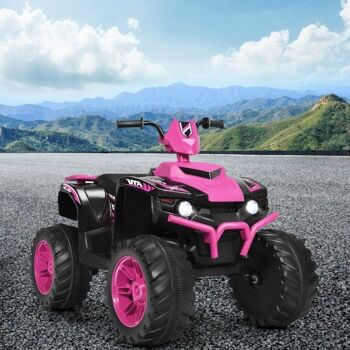 12v Kids 4-Wheeler ATV Quad Ride on Car -Rose 2