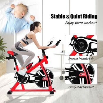 Vélo d'appartement réglable pour le cyclisme et le cardio-fitness 3