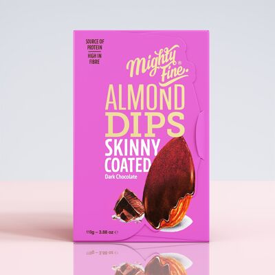 Dark Chocolate Skinny Coated Almonds Dips Gift Box 110g