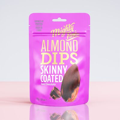Dark Chocolate Skinny Coated Almonds Dips 75g
