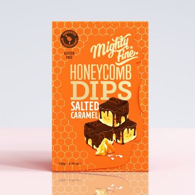 Salted Caramel Honeycomb Dips Gift Box 135g