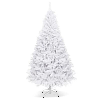 6 ' / 7.5' / 9 'Scharnler künstlicher Weihnachtsbaum mit Metall-Stand-7,5 ft
