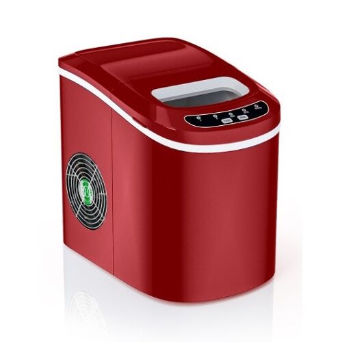 Mini tragbarer kompakter Elektro-Eishersteller maschinell-rot