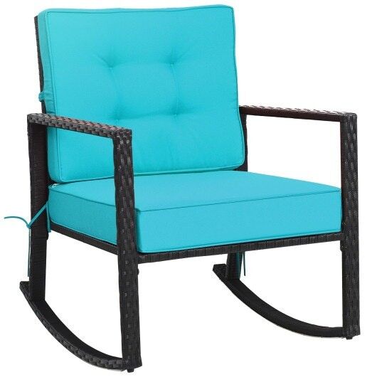 Rattan deals glider chair