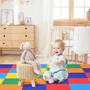 Tapis de jeu en mousse pour tout-petits de 58 pouces tapis de sol d'activité pliable pour bébé 1