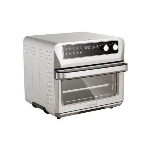 8-in-1-Konvektion Air Fryer Toaster Ofen mit 5 Zubehör und Rezeptsilver
