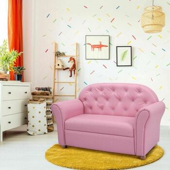 Canapé de salon pour chaise d'accoudoir princesse pour enfants 3