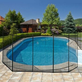 Clôture de sécurité pour piscine creusée de 4 pieds x 12 pieds 1