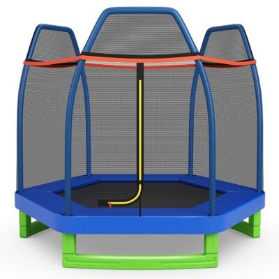 7 Fuß Kinder Freizeitspringer Trampolin-Blau