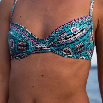 Haut de bikini sostenible Formentera Piñas 1
