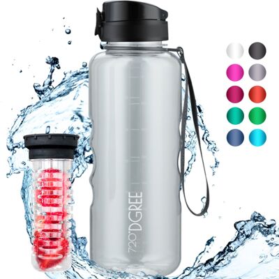 Drinking bottle with fruit container uberBottle 1500ml