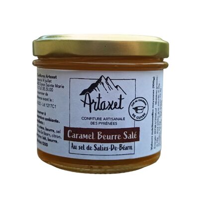 Caramel beurre salé au sel de Salies-De-Béarn 120G