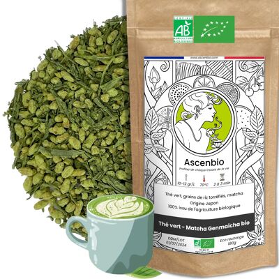 Thé vert - Matcha Genmaicha bio