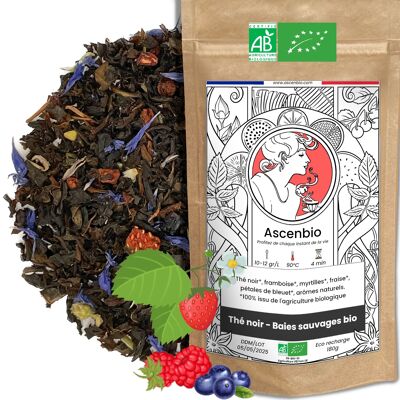 Tè nero - Frutti di bosco biologici