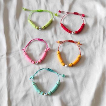 lot de 10 bracelet réglable enfant 2