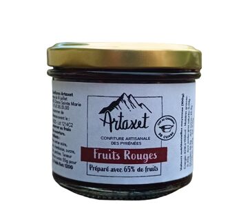 Confiture EXTRA aux 4 fruits rouges 120G