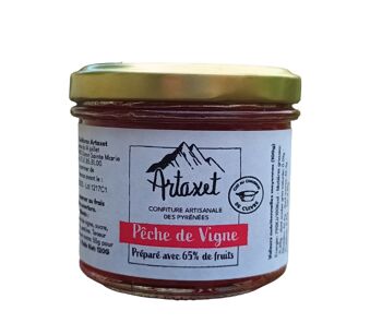 Confiture EXTRA Pêche de vigne 120G