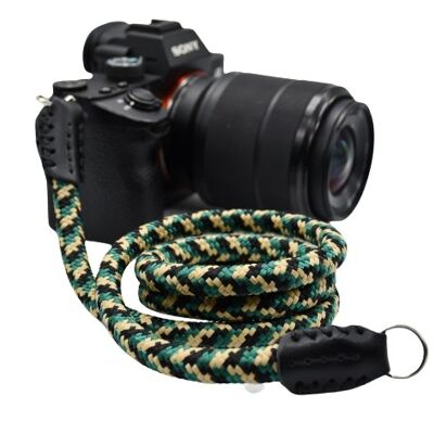 Camouflage Rope Camera strap