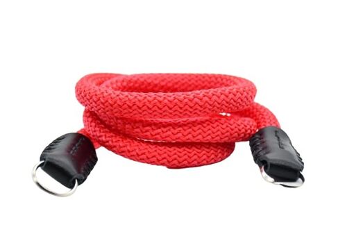 Monochrome Rope Camera strap 100cm with Leather endings