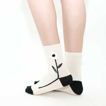 IRIS - La chaussette en coton pur - Parfait pour Fête des Mères 2024 4