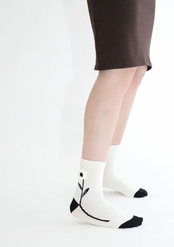 IRIS - La chaussette en coton pur - Parfait pour Fête des Mères 2024 7