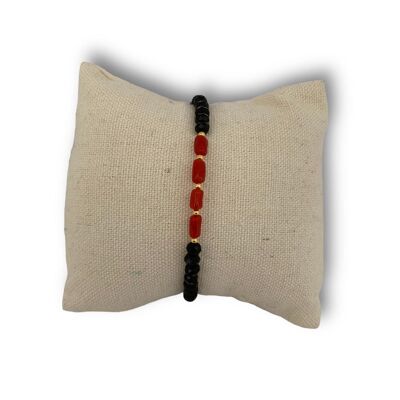 Echtes mediterranes Korallenarmband