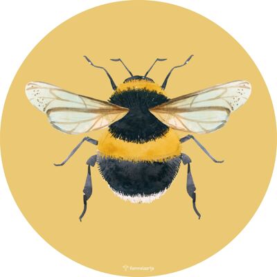 Sticker mural ⌀30cm - Abeille