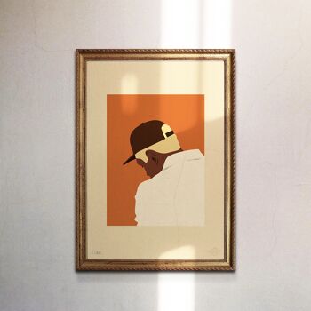 Affiche "Brown Cap, Limited Edition" - 30x40cm 3