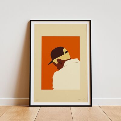 Poster „Brown Cap, Limited Edition“ – 30x40cm
