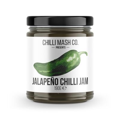 Mermelada de Chile Jalapeño | 190g | Compañía de puré de chile | Calor de chile suave