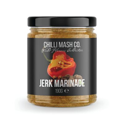 Marinade Jerk | 190ml | Chili Mash Co | Collection Saveurs du Monde