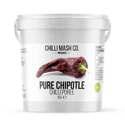 Purea di peperoncino Chipotle puro | 1 kg | Chili Mash Company