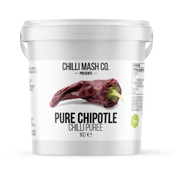 Pure purée de piment chipotle | 1 kg | Compagnie de purée de piment 1