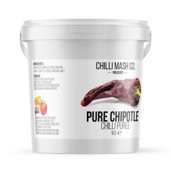 Pure purée de piment chipotle | 1 kg | Compagnie de purée de piment 6