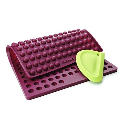 1.5 cm hemisphere baking mat + scraper (set)