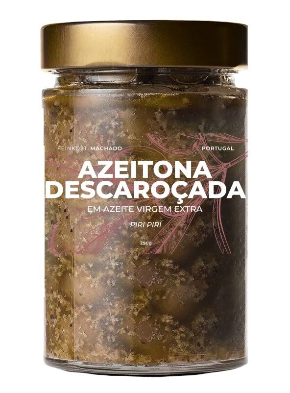 Olive snocciolate in olio di oliva con piri piri