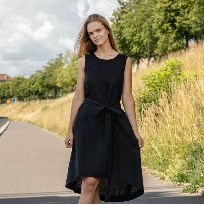 Linen Asymmetrical Dress KAYA