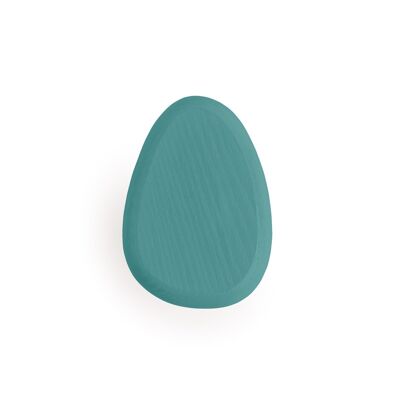 Turquoise wall hook DROP | wooden